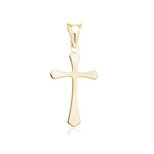 Cruciulita argint placată cu aur galben DiAmanti K0250G-DIA (Argint 925‰ 0,8 g.)